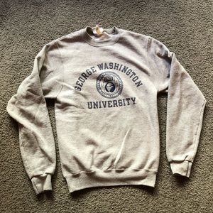 gray george washington university sweatshirt